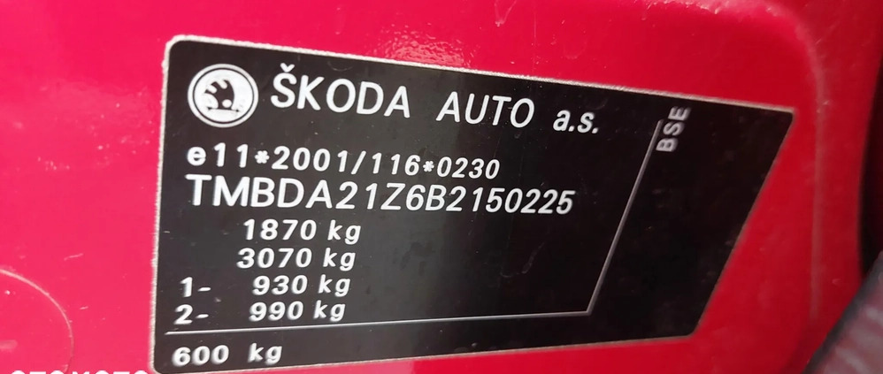 Skoda Octavia cena 22900 przebieg: 192833, rok produkcji 2011 z Gdańsk małe 436